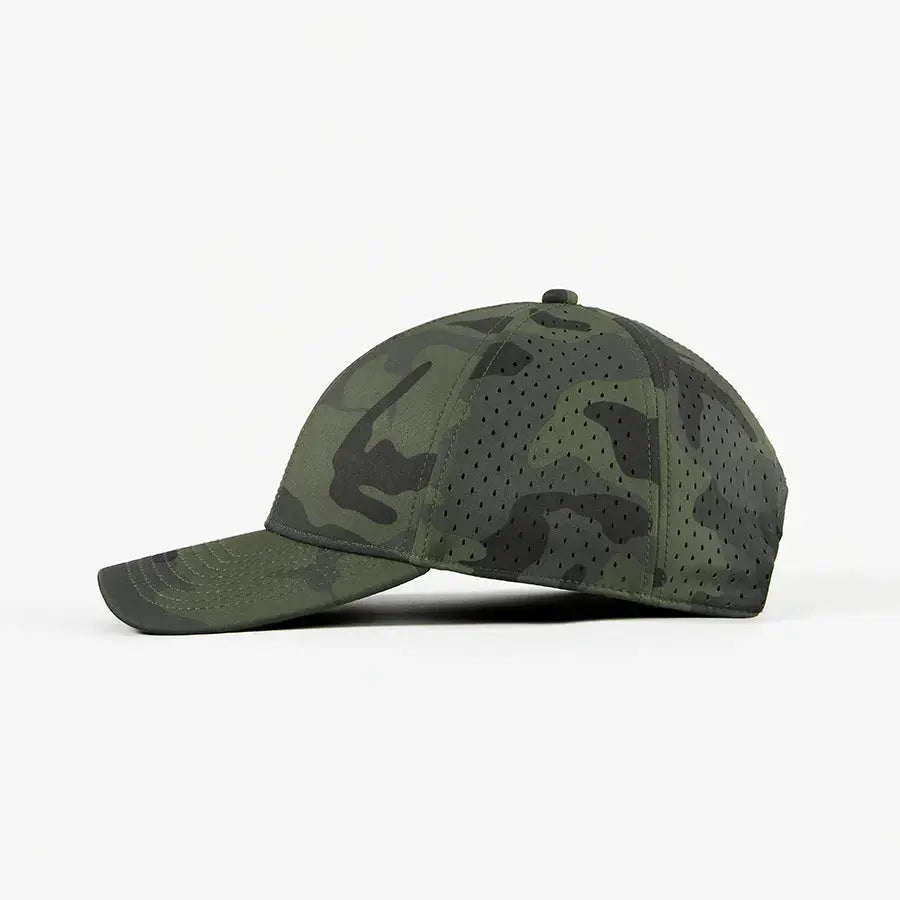 Blank Performance Water Resistant Perforated Snapback Hat Wholesale - 6266
