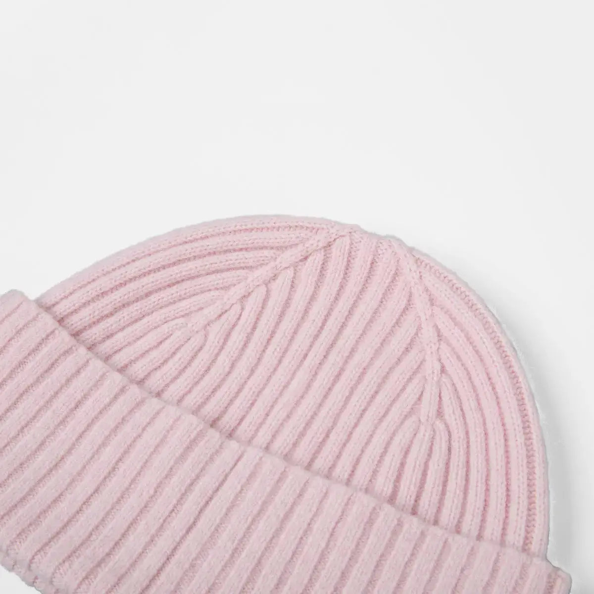 Blank Cuffed 100% Merino Wool Seamless Beanie Wholesale - 1224