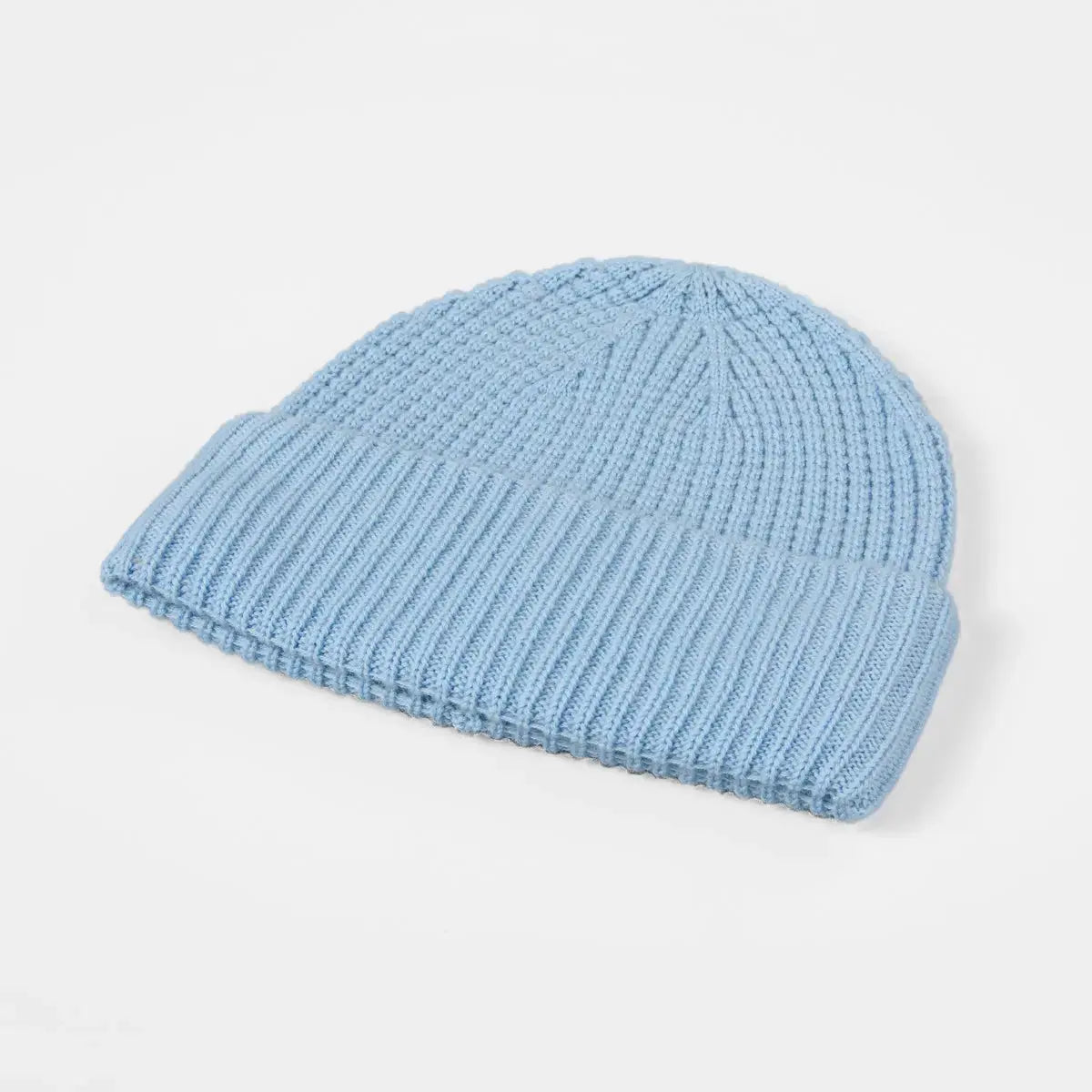 Blank Wool Waffle Knit Beanie Wholesale - 1263