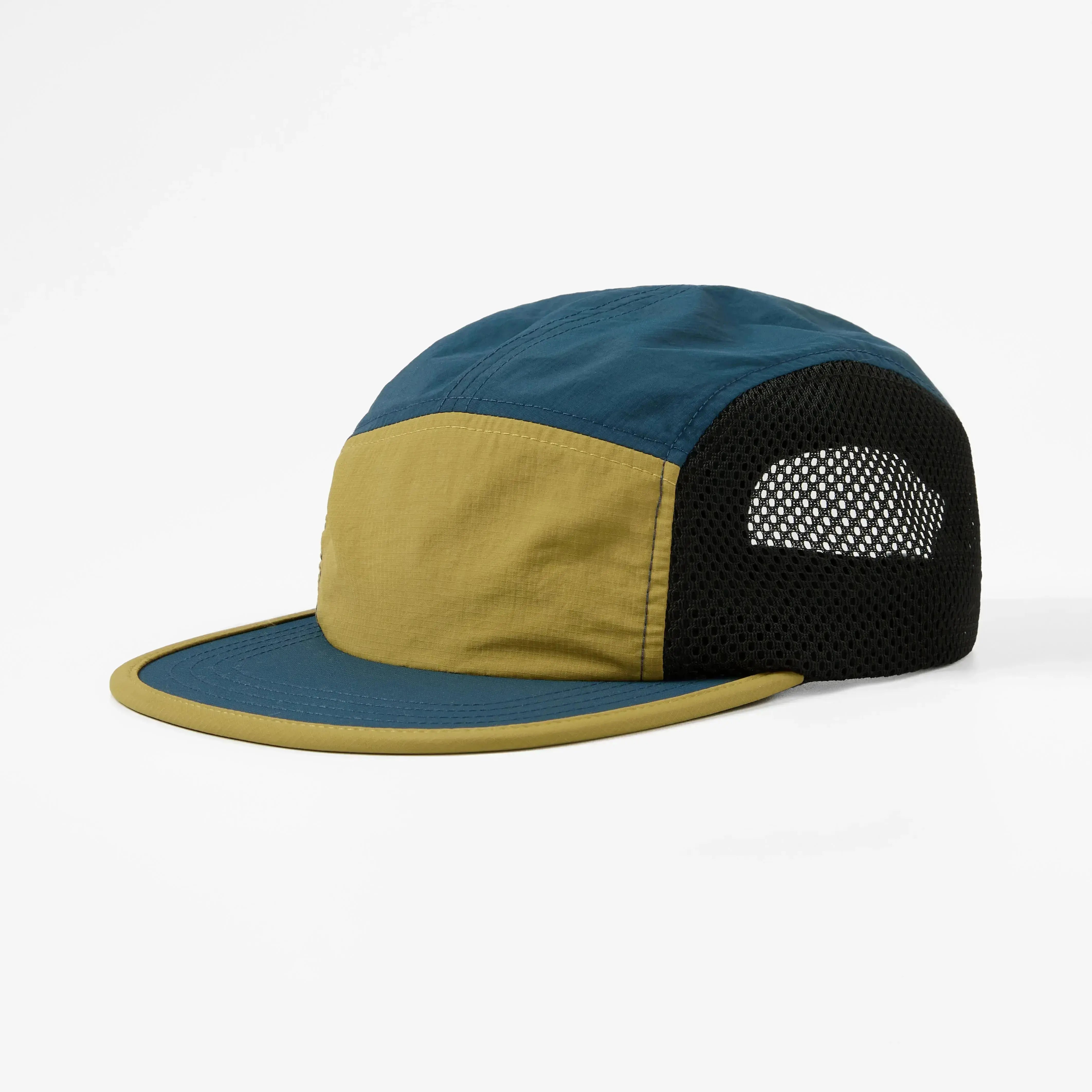 Blank Water Repellent 5 Panel Nylon Mesh Camper Hat - 5209 Foremost Hat