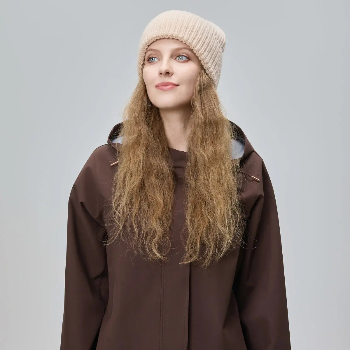 Blank Wool Waffle Knit Beanie Wholesale - 1263