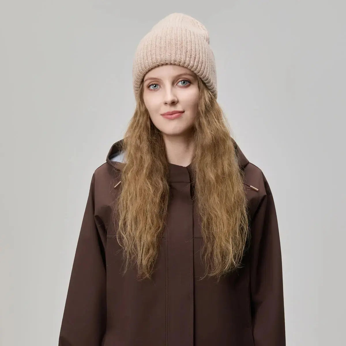Blank High Cuffed Merino Wool Beanies - 1338