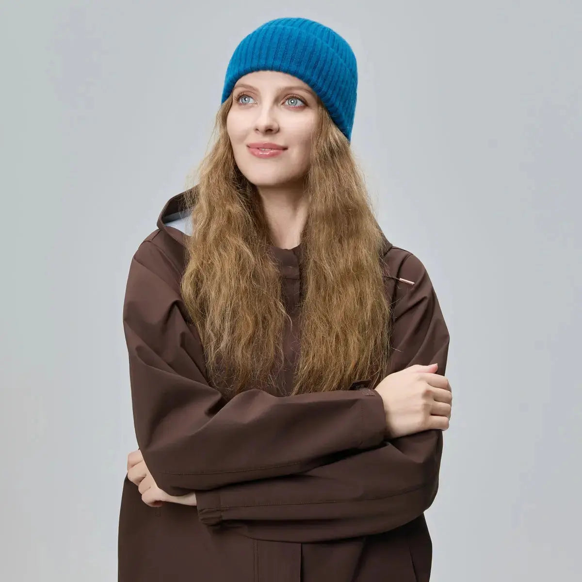 Blank Cuffed 100% Merino Wool Seamless Beanie Wholesale - 1224