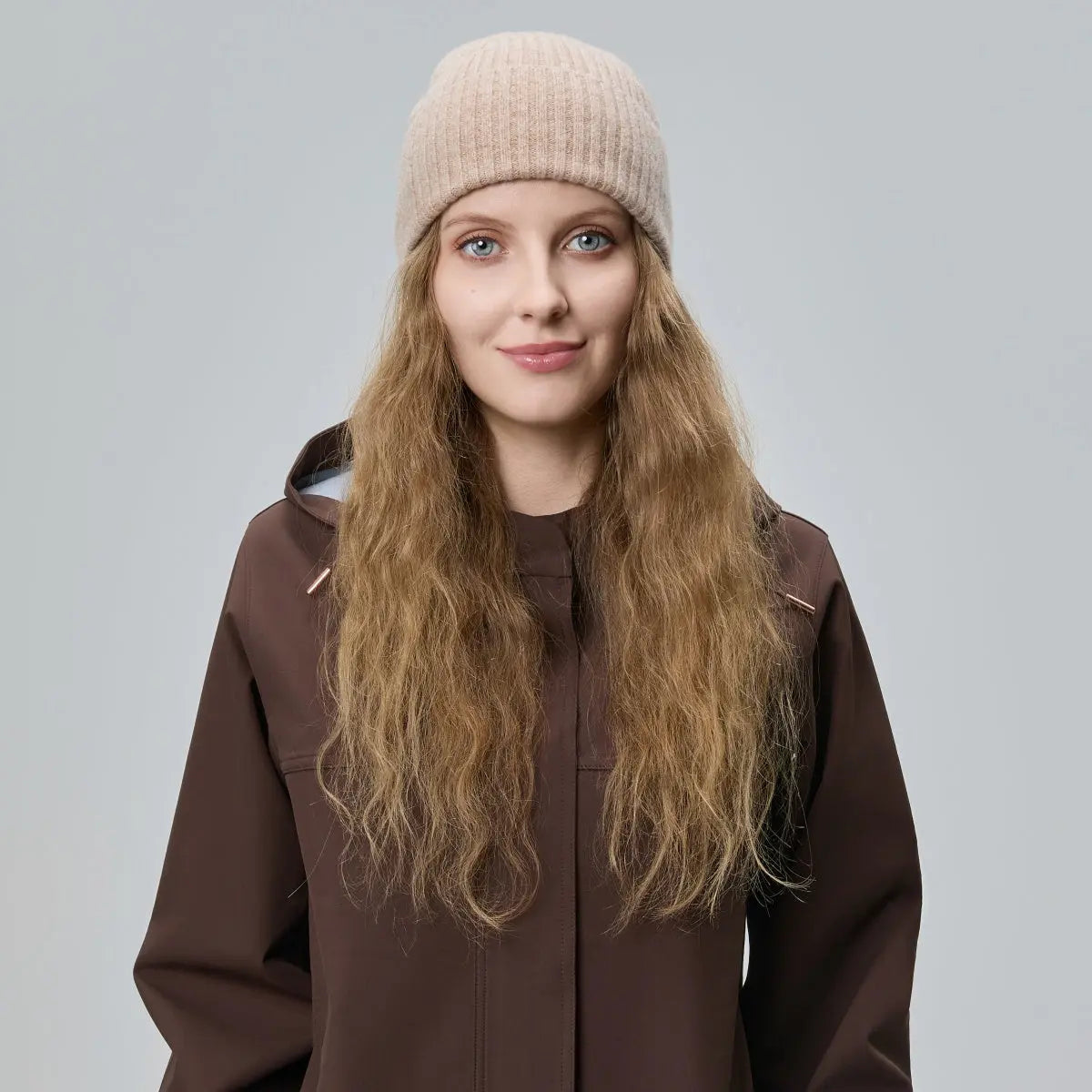 Blank Cuffed 100% Merino Wool Seamless Beanie Wholesale - 1224