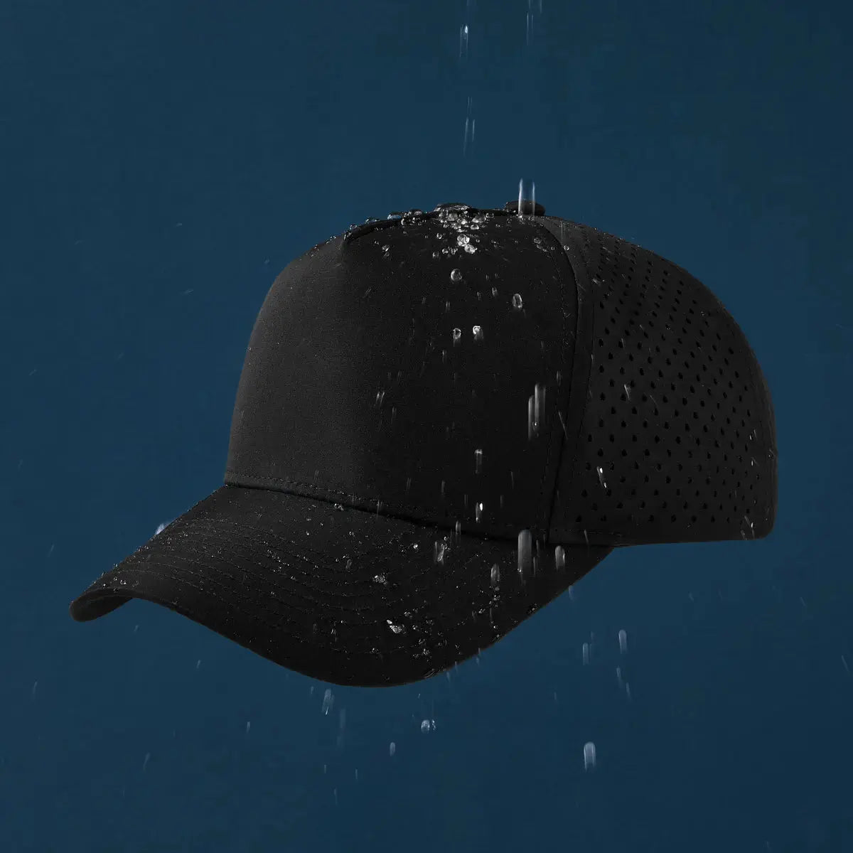 Blank Perforated 5 Panel Performance Snapback Golf Hat Wholesale - 6526 (Recycled) Foremost Hat