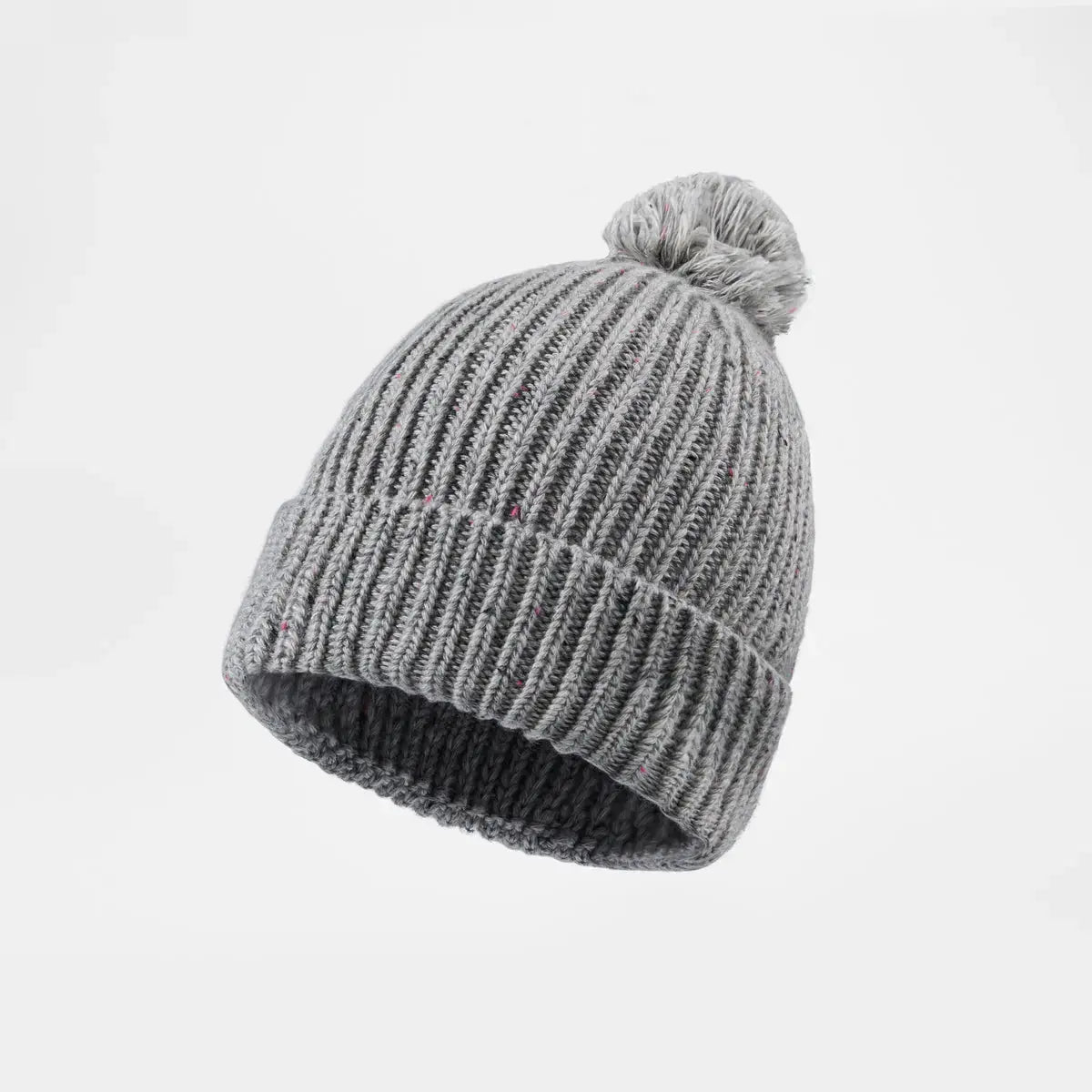 Blank Wool Flecked Pom Pom Beanie Wholesale - 1192