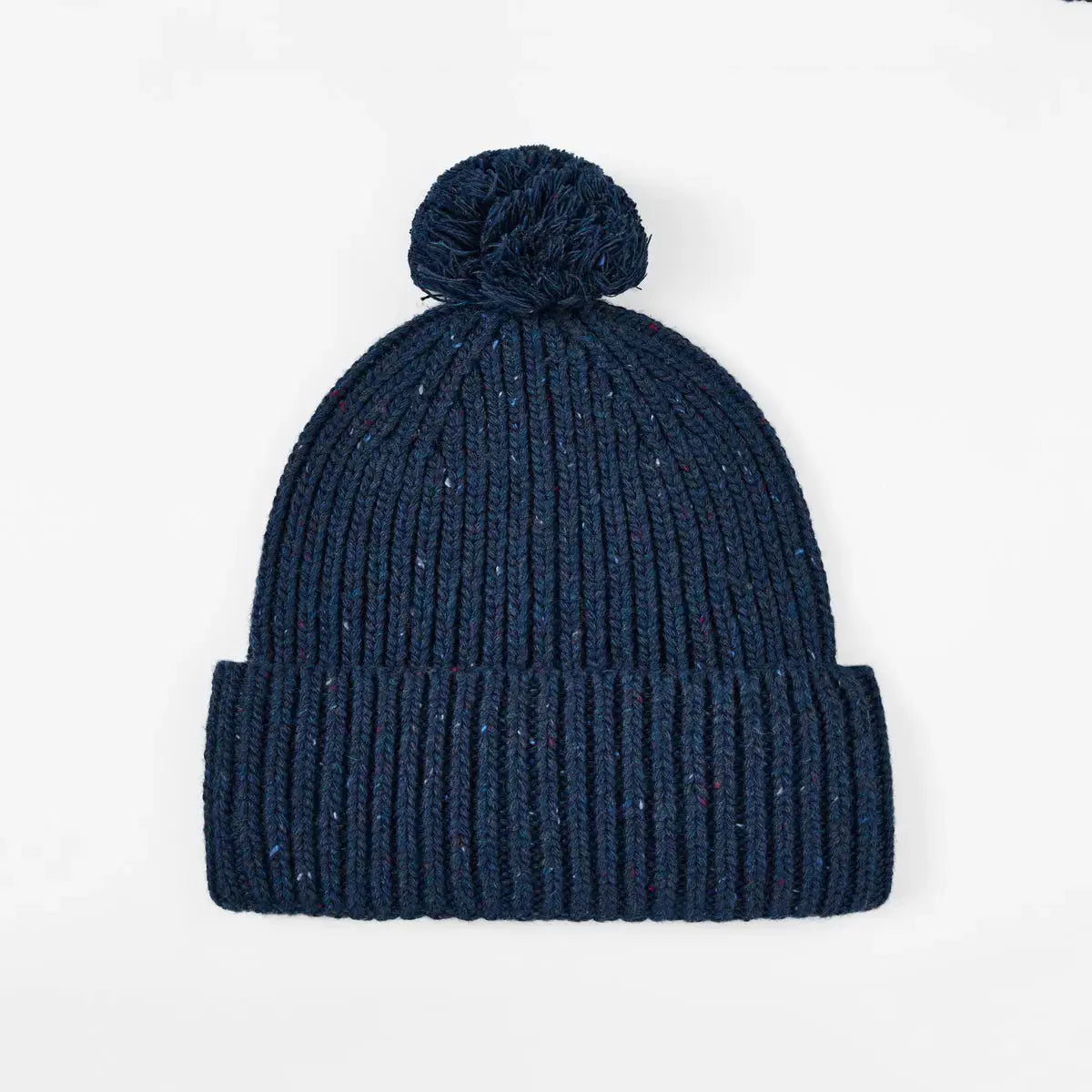 Blank Wool Flecked Pom Pom Beanie Wholesale - 1192