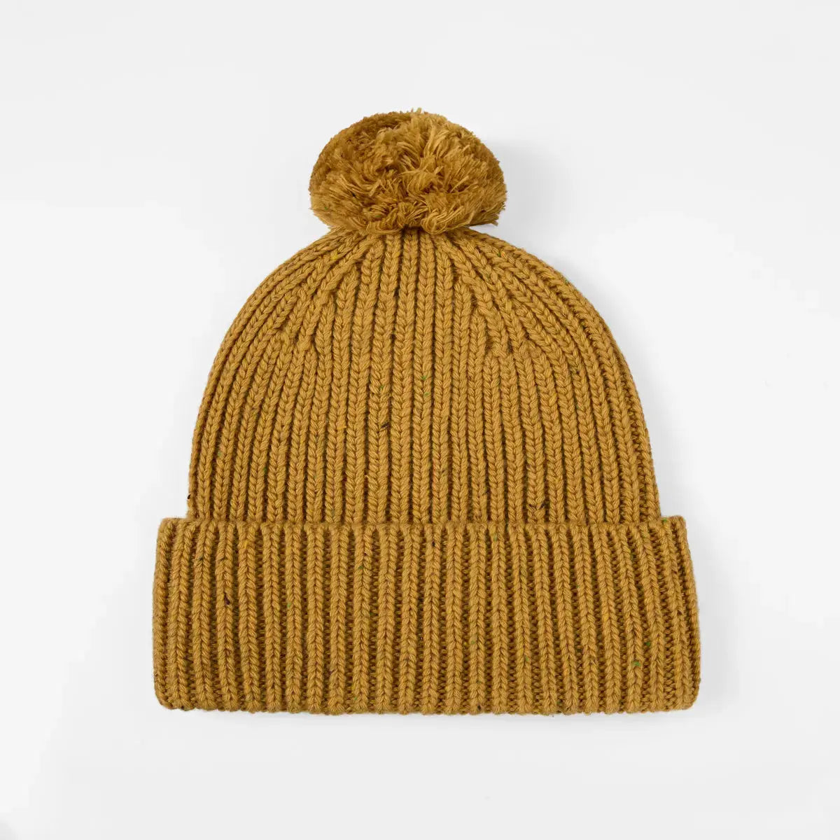 Blank Wool Flecked Pom Pom Beanie Wholesale - 1192