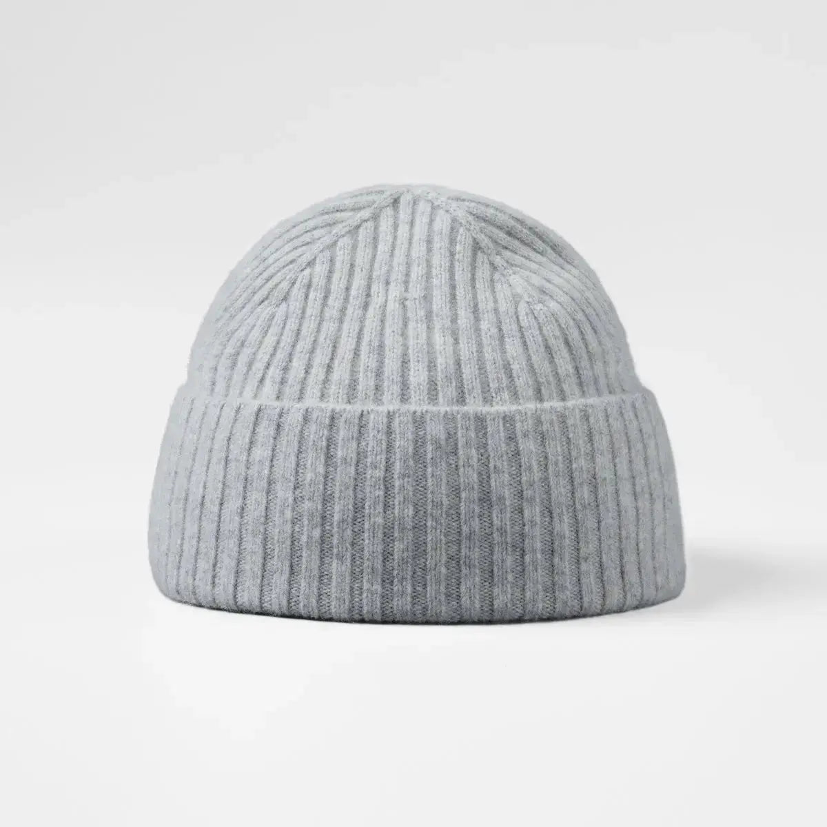Blank Cuffed 100% Merino Wool Seamless Beanie Wholesale - 1224