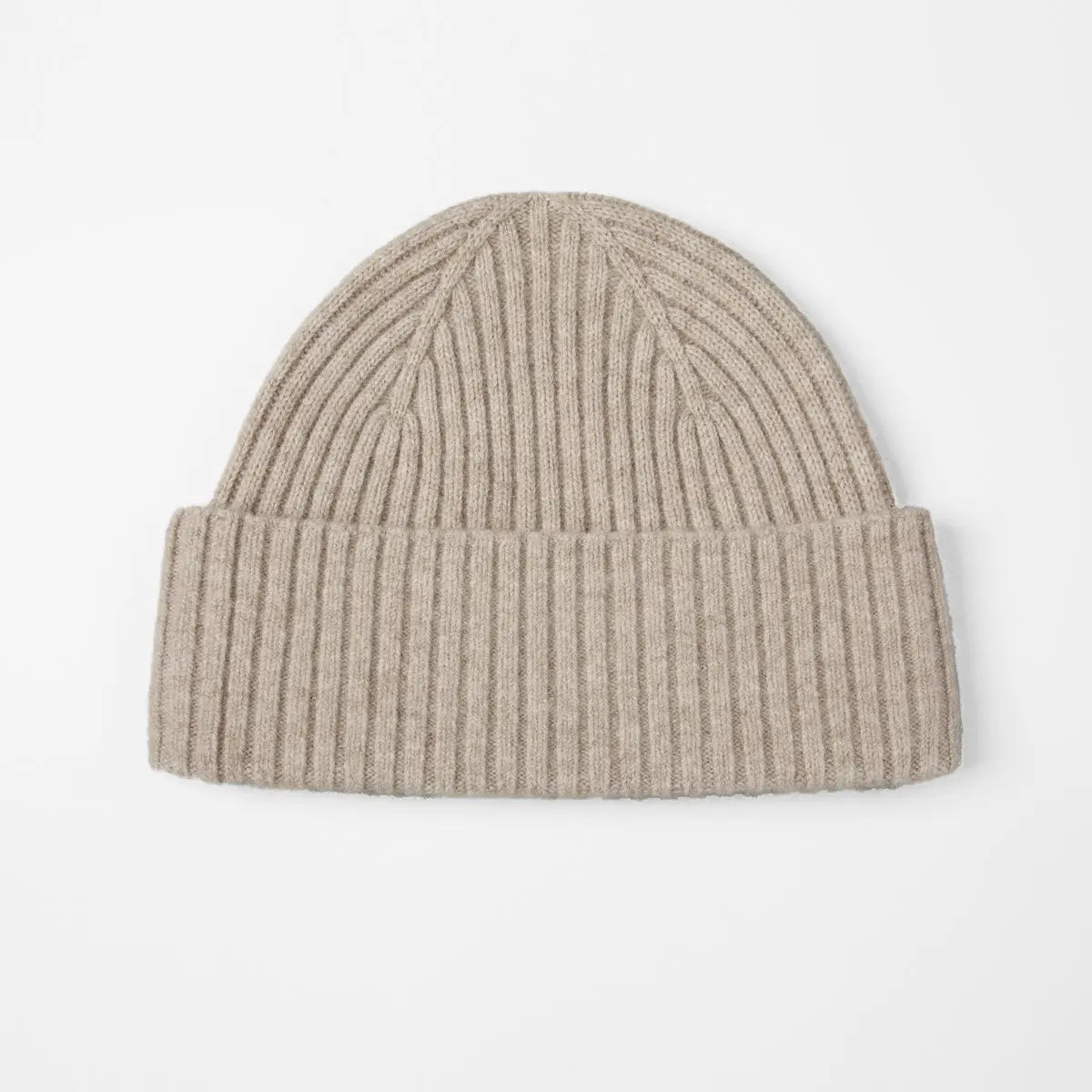 Blank Cuffed 100% Merino Wool Seamless Beanie Wholesale - 1224