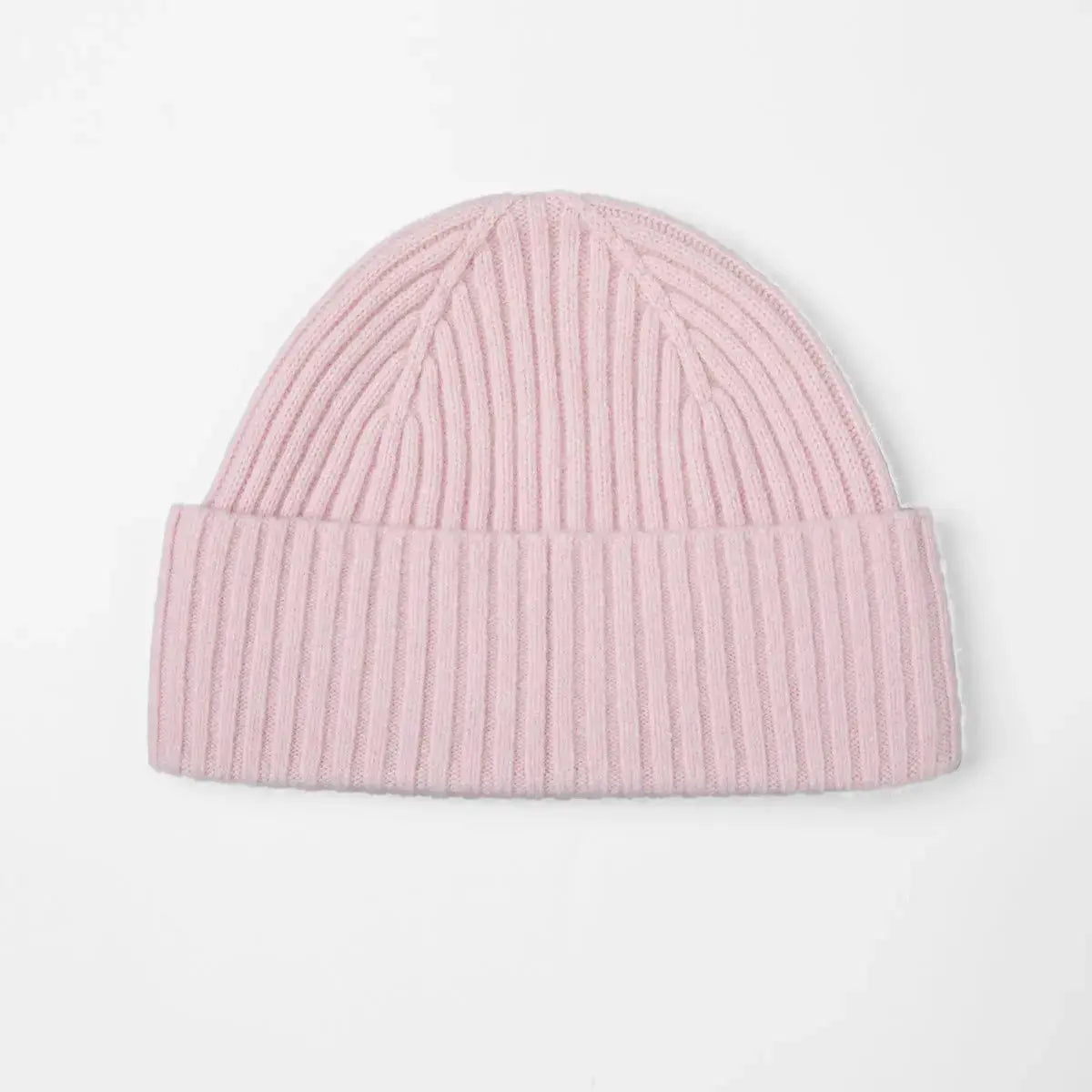 Blank Cuffed 100% Merino Wool Seamless Beanie Wholesale - 1224