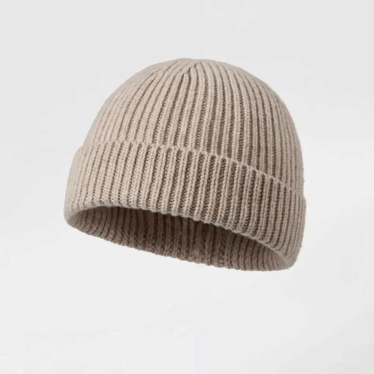 Blank 100% Merino Wool Short Fisherman Beanie Wholesale - 1281