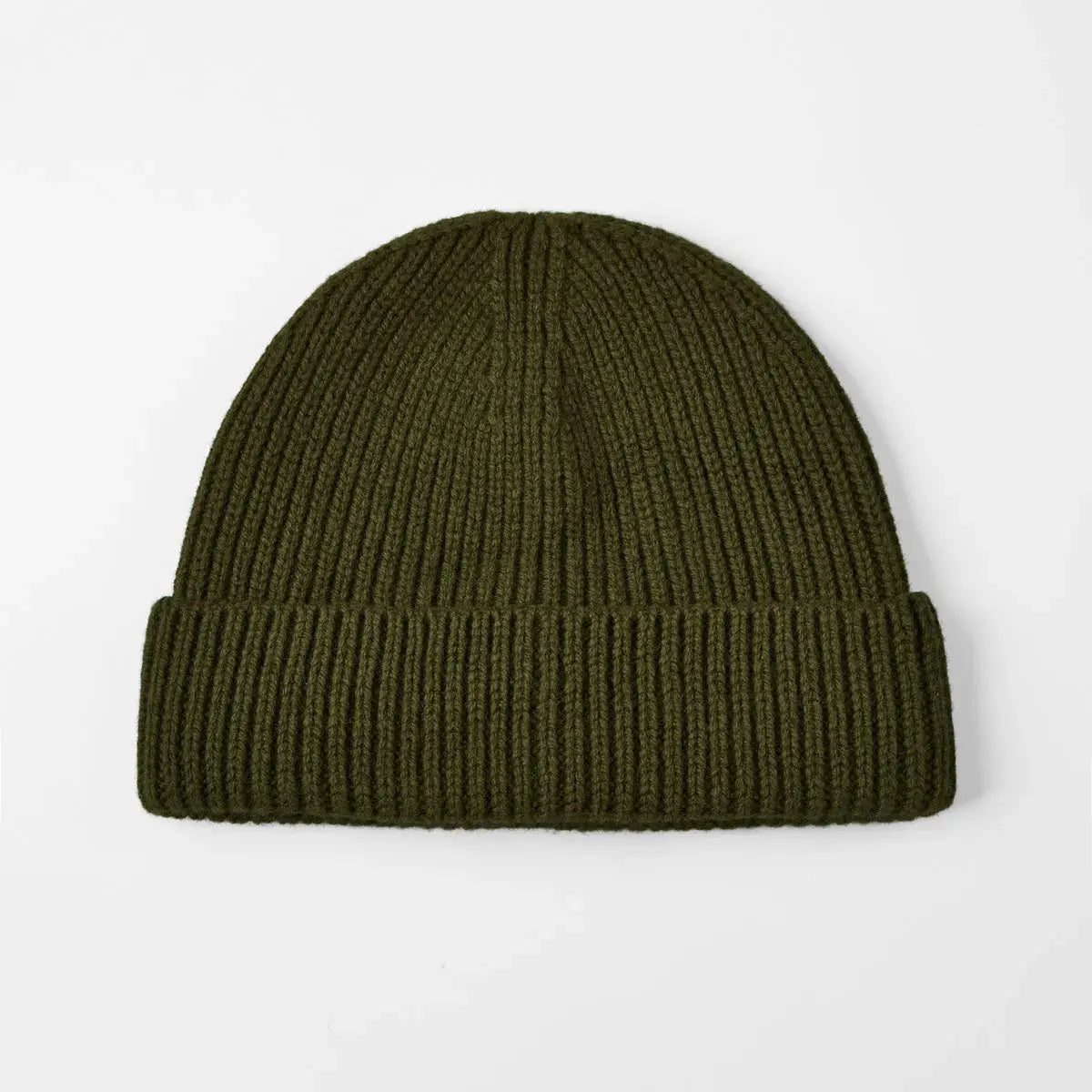 Blank 100% Merino Wool Short Fisherman Beanie Wholesale - 1281