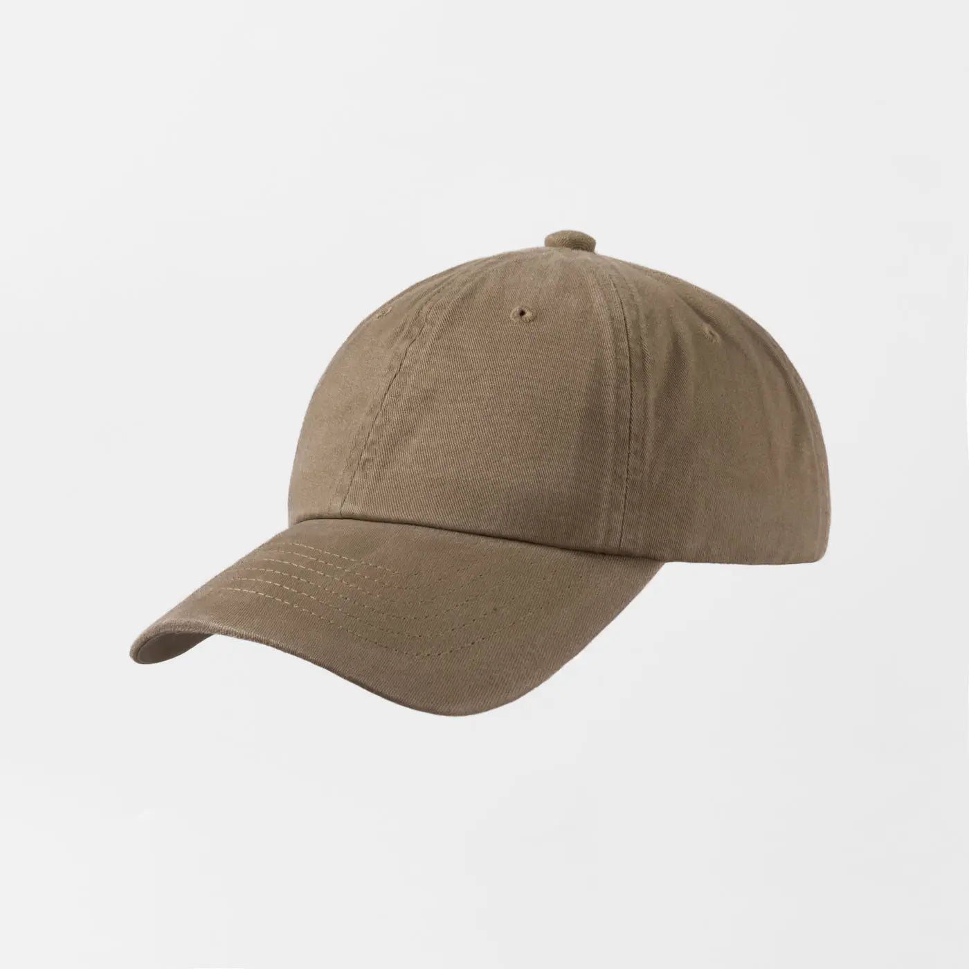 Blank Cotton Sanded Twill Dad Hat - 6019