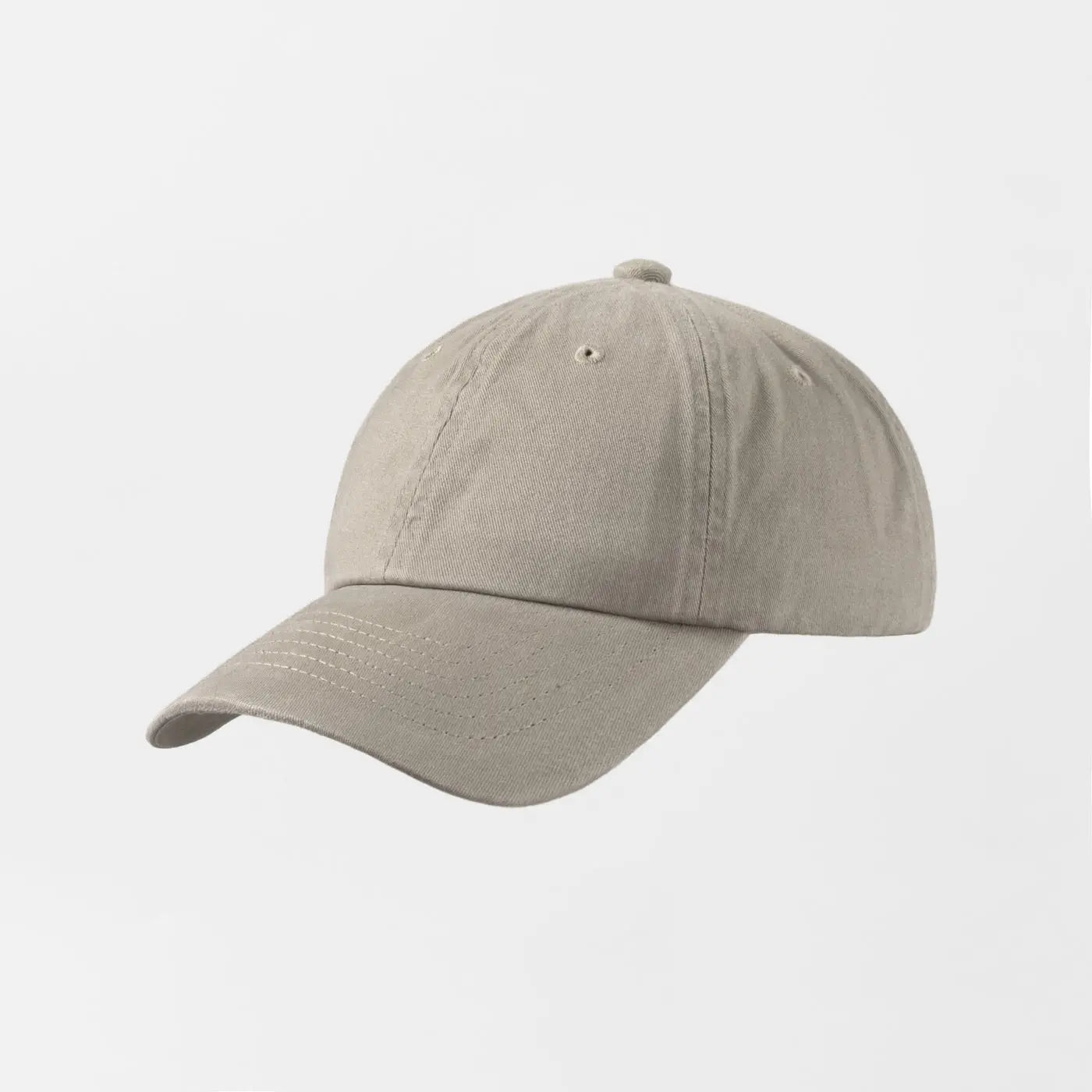 Blank Cotton Sanded Twill Dad Hat - 6019