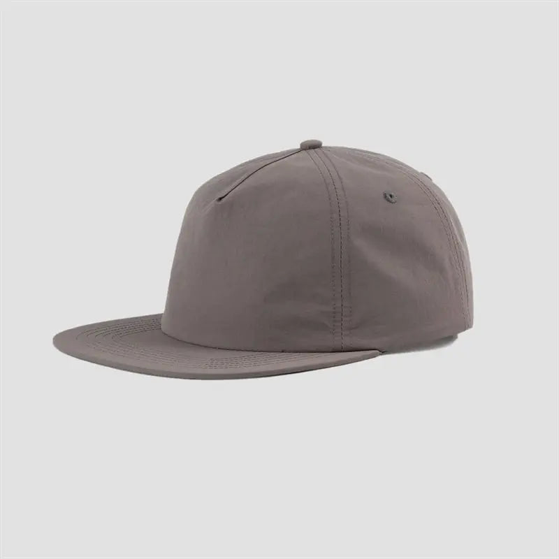 Blank & Custom 5 Panel Unstructured Snapback Camper Hat - 6712
