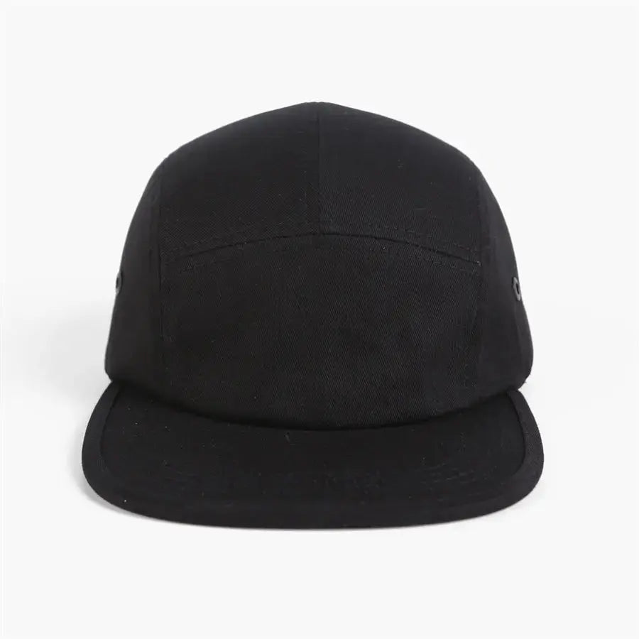 Blank Flat Bill 5 Panel Cotton Twill Camper Hat - 6714