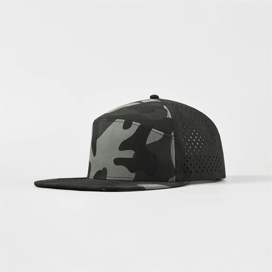 Blank Perforated Water Repellent Performance Snapback Golf Hat Wholesale - 6023