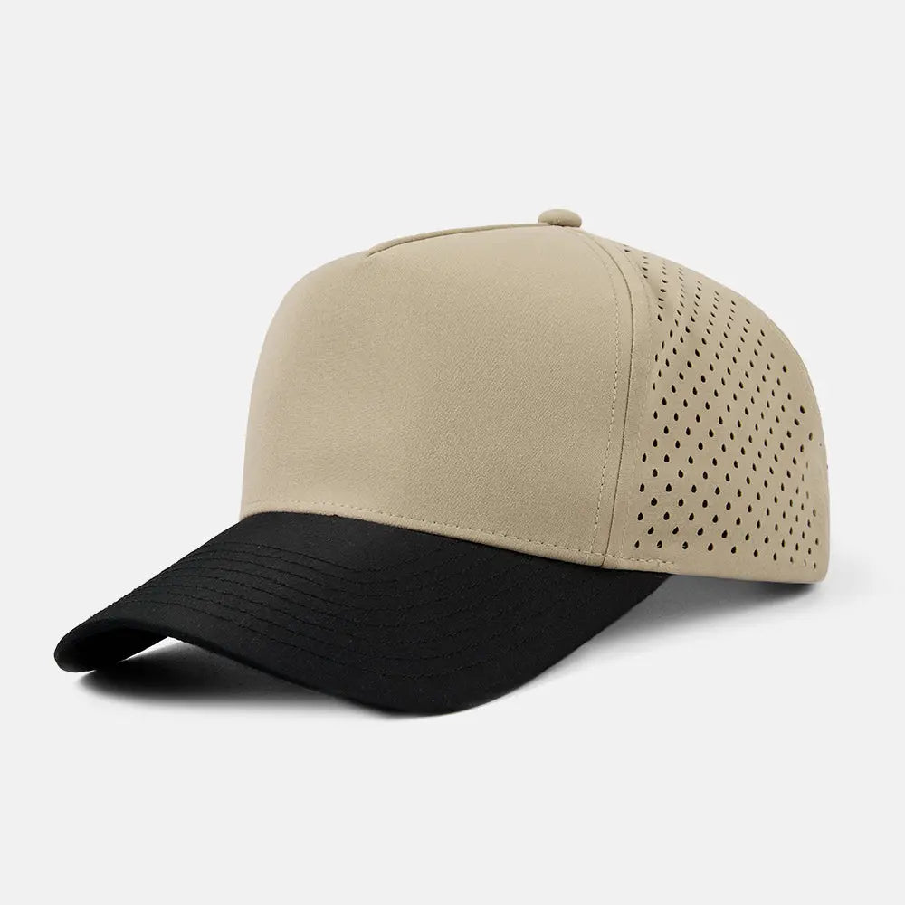 Blank 5 Panel Recycled Perforated Snapback - 6526 foremosthat