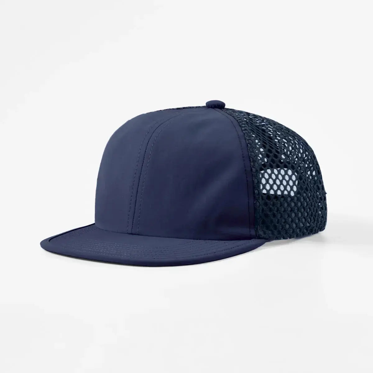Blank 6 Panel Water Repellent Nylon Mesh Snapback Hat (Recycled) - 6482 Foremost Hat
