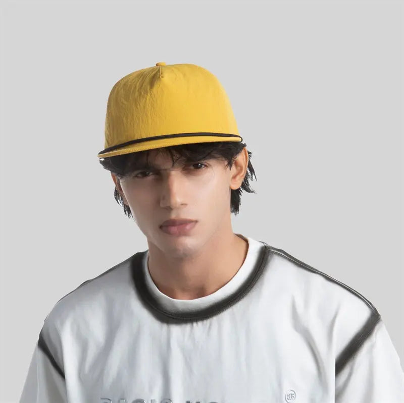 Blank 5 Panel Nylon Rope Snapback Cap Wholesale - 6712P