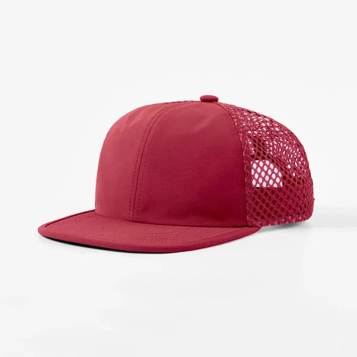 Blank 6 Panel Water Repellent Nylon Mesh Snapback Hat (Recycled) - 6482 Foremost Hat