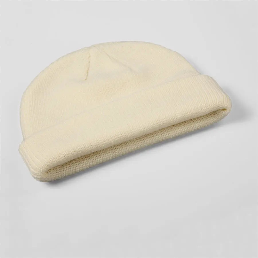 Blank Recycled Knit Cuffed Fisherman Beanie Wholesale - 1195