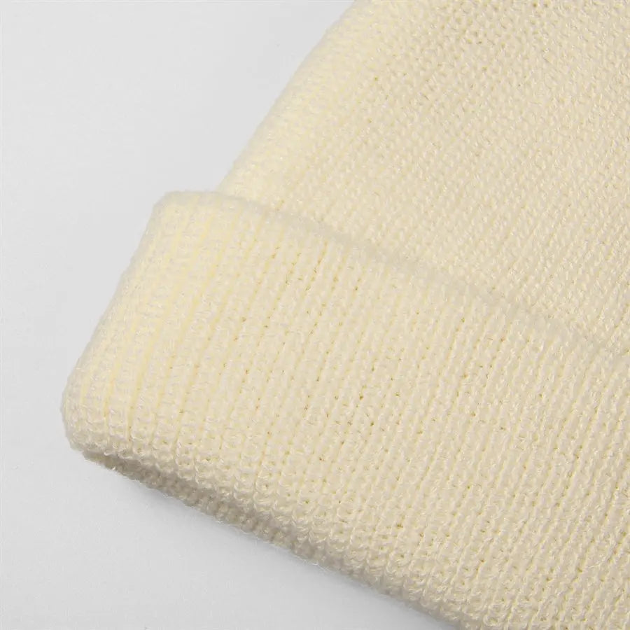 Blank Recycled Knit Cuffed Fisherman Beanie Wholesale - 1195