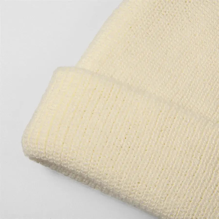 Blank Recycled Knit Cuffed Fisherman Beanie Wholesale - 1195