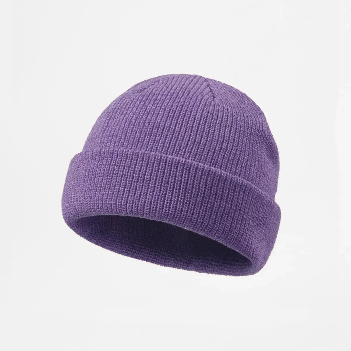 Blank Recycled Knit Cuffed Fisherman Beanie Wholesale - 1195