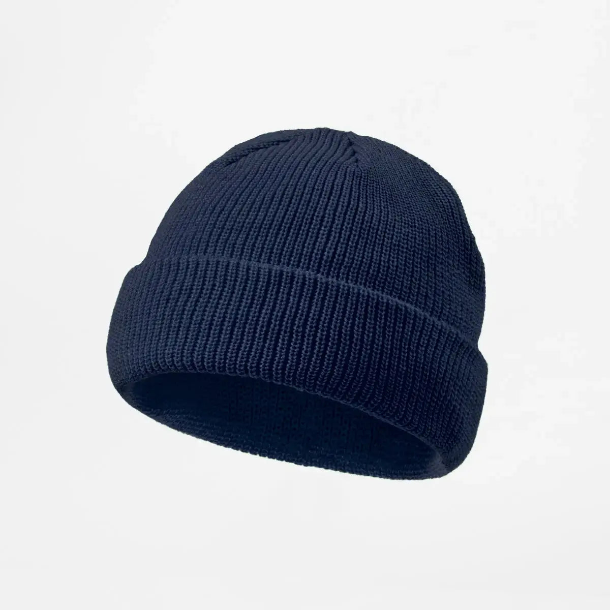 Blank Recycled Knit Cuffed Fisherman Beanie Wholesale - 1195