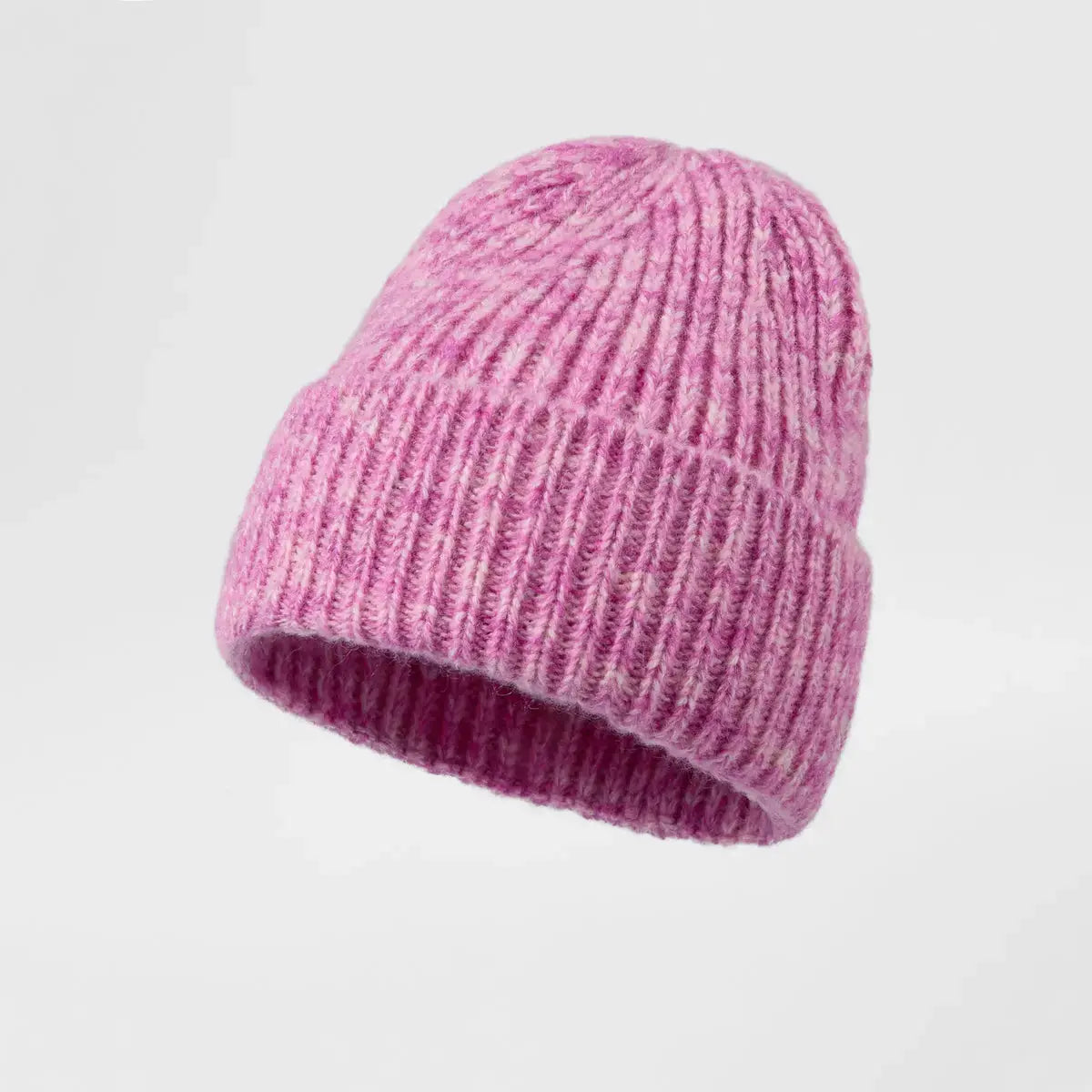 Blank Cuffed Mohair Blend Beanie Wholesale - 1265
