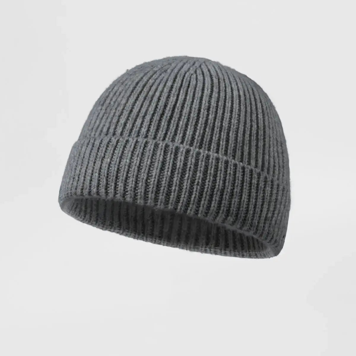 Blank 100% Merino Wool Short Fisherman Beanie Wholesale - 1281