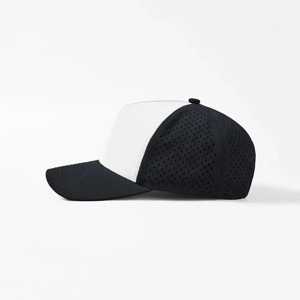 Blank Kids 5 Panel Perforated Water Repellent Snapback Golf Hat - 5479 (Recycled) Foremost Hat