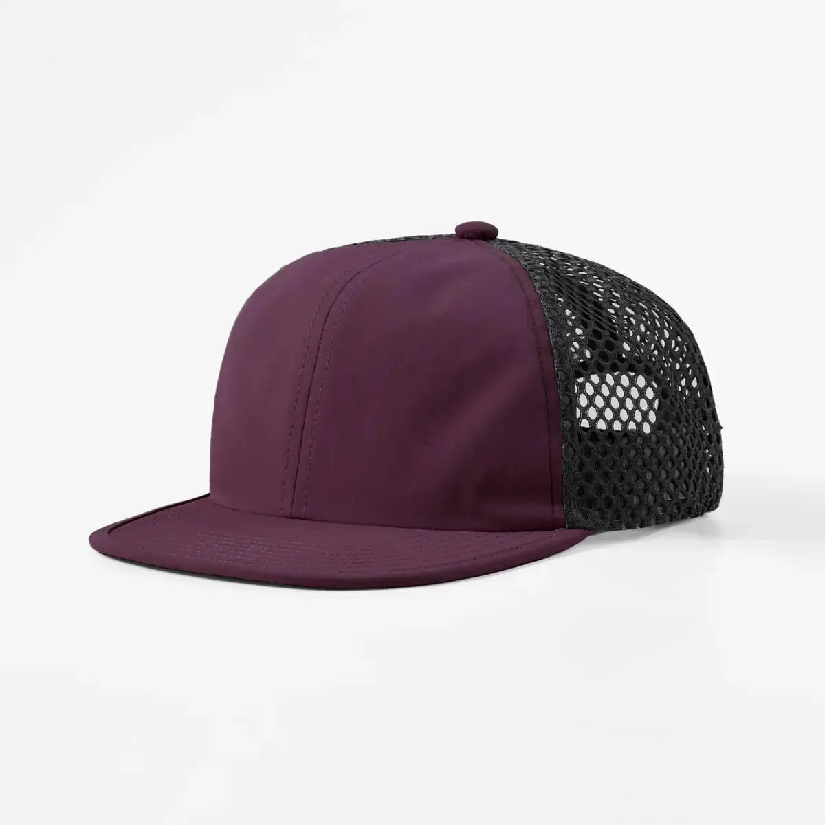 Blank 6 Panel Water Repellent Nylon Mesh Snapback Hat (Recycled) - 6482 Foremost Hat