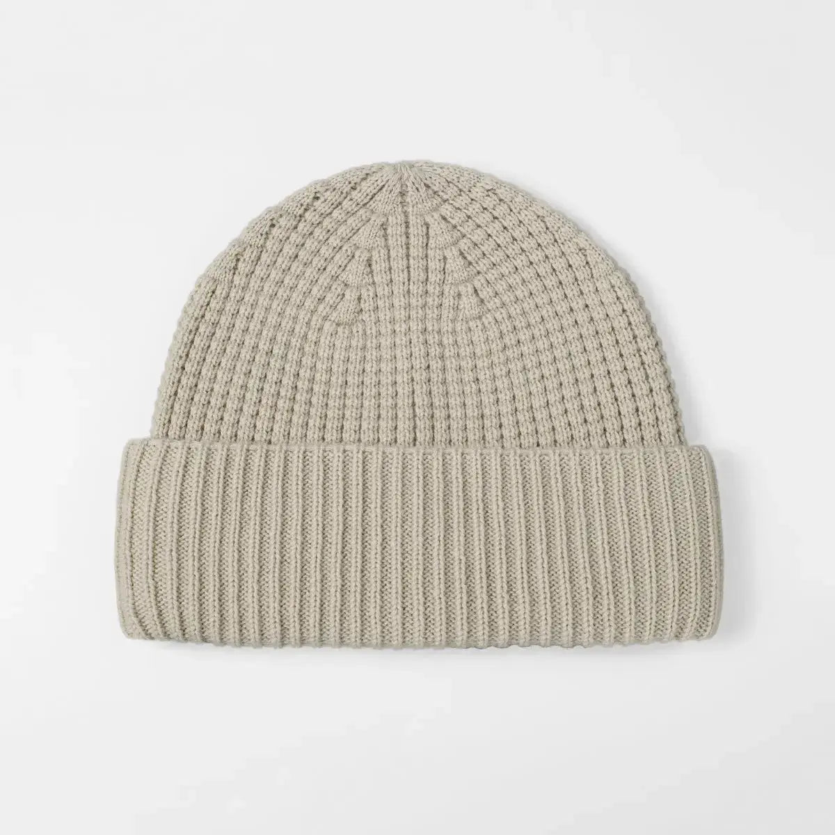 Blank Wool Waffle Knit Beanie Wholesale - 1263
