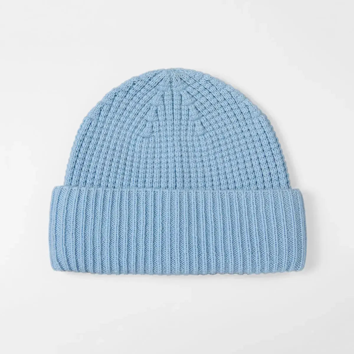 Blank Wool Waffle Knit Beanie Wholesale - 1263