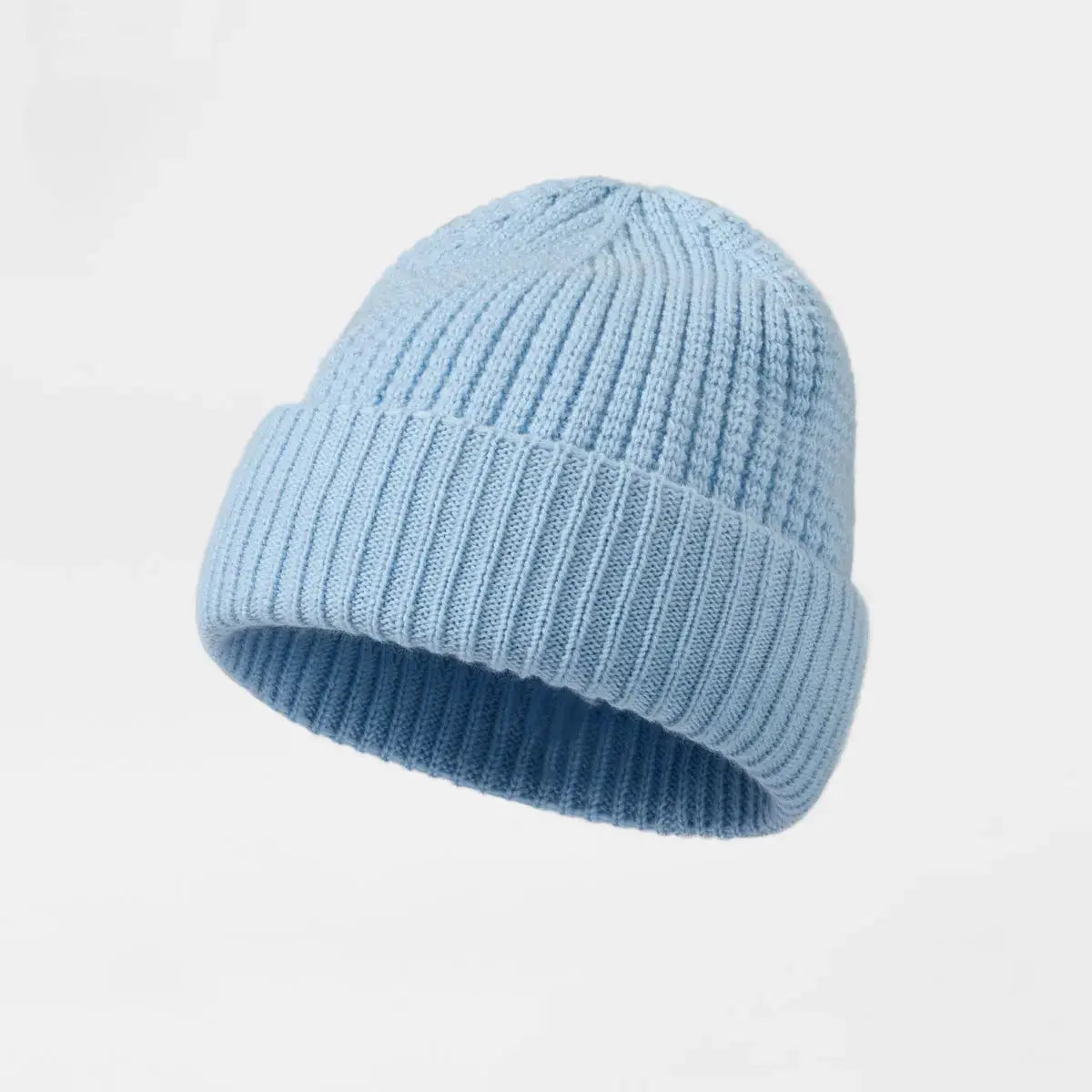Blank Wool Waffle Knit Beanie Wholesale - 1263