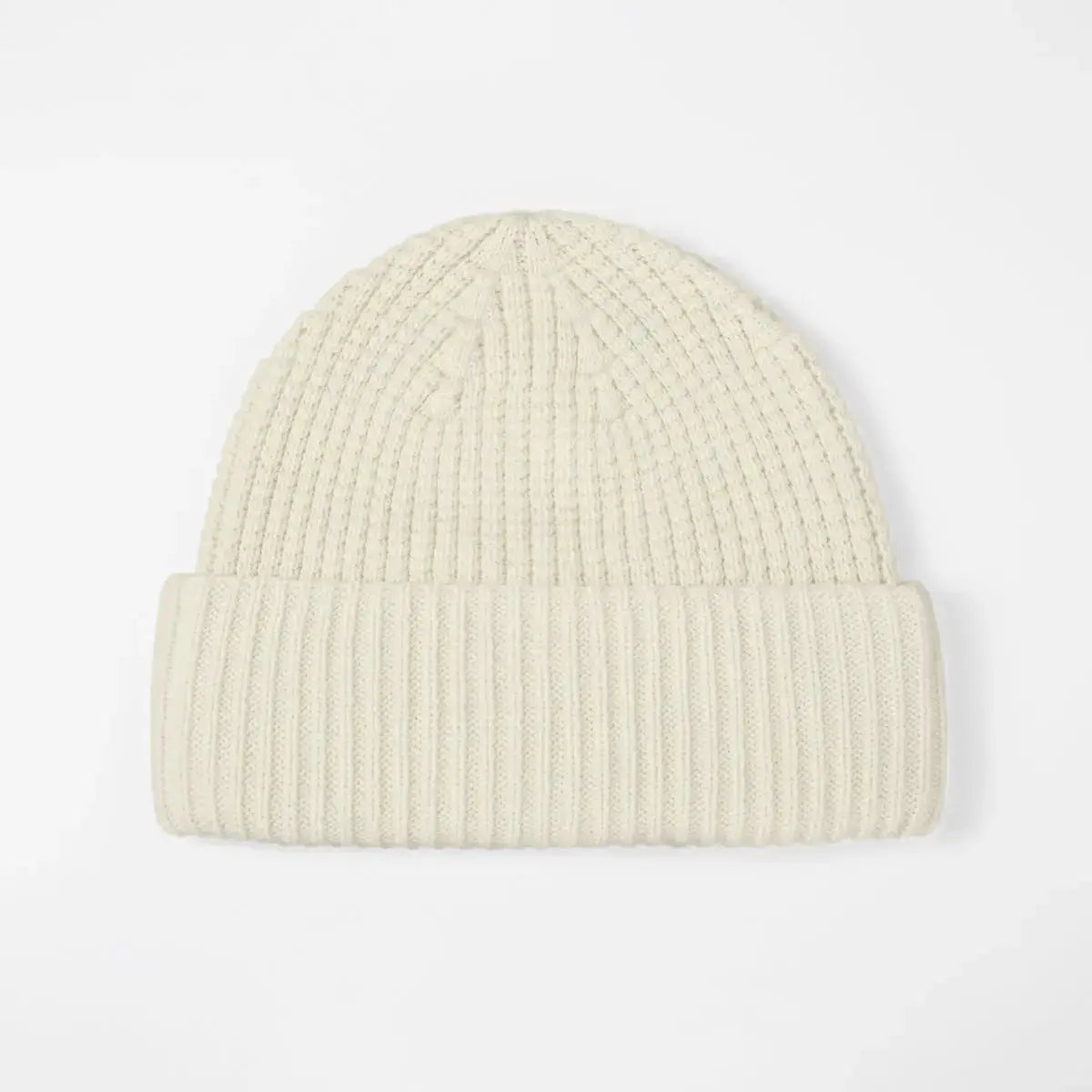 Blank Wool Waffle Knit Beanie Wholesale - 1263