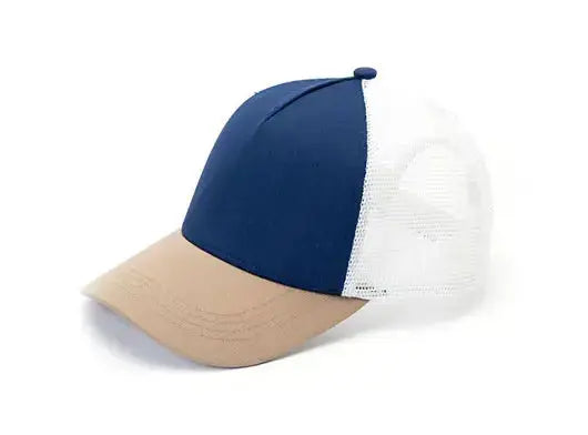 Blank 5 Panel Trucker Hats Wholesale - 7013