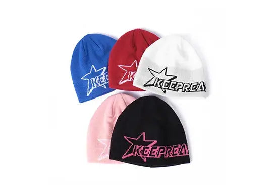 Custom Acrylic Jacquard Knit Beanies