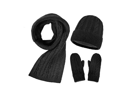 Custom Beanie Gloves and Scarf Set