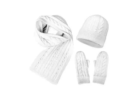 Custom Beanie Gloves and Scarf Set