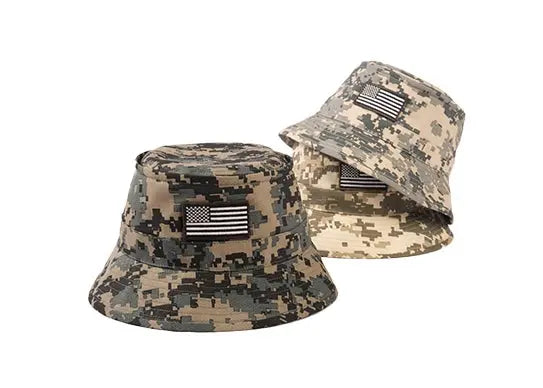 Custom Camo Camouflage Bucket Hats Wholesale