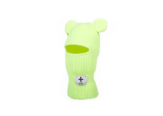 Custom Crochet Knit Balaclava Ski Mask With Ears