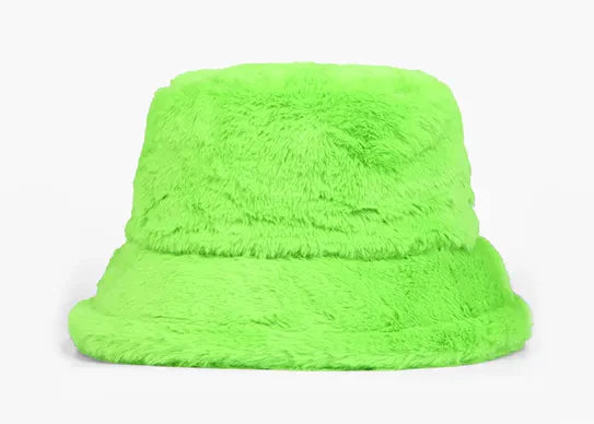 Custom Designer Fuzzy Fluffy Bucket Hats - 6736