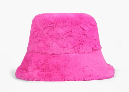 Custom Designer Fuzzy Fluffy Bucket Hats - 6736