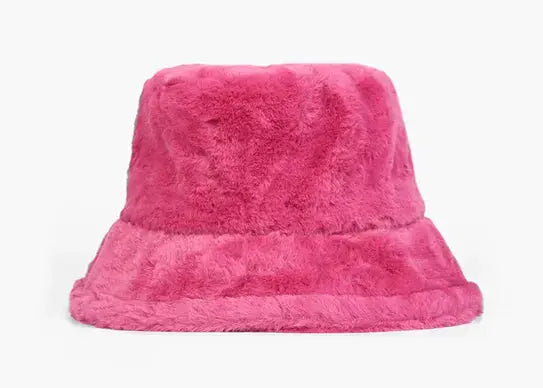 Custom Designer Fuzzy Fluffy Bucket Hats - 6736
