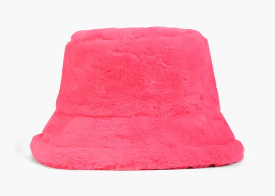 Custom Designer Fuzzy Fluffy Bucket Hats - 6736