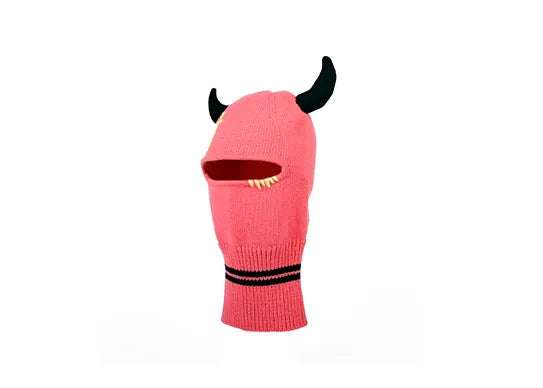 Custom Devil Horn Balaclava Ski Mask Crochet Pattern